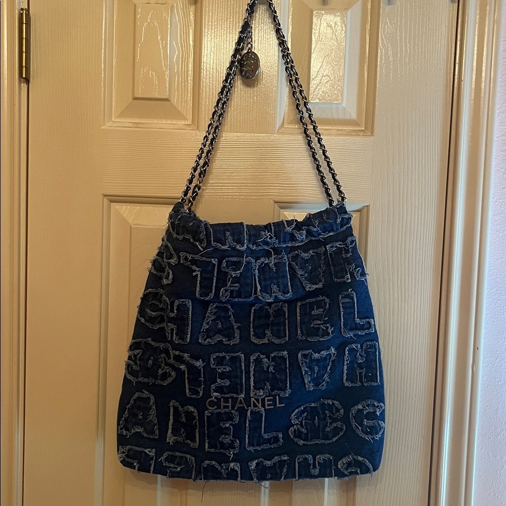 Fashion Distressed Denim Shoulder Bag